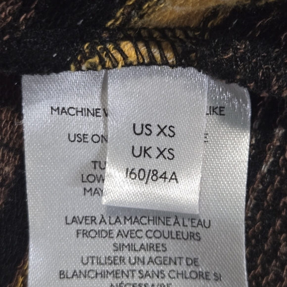 Maeve Anthropologie Boho Retro Striped Wrap Midi Dress Size XS - Picture 8 of 10